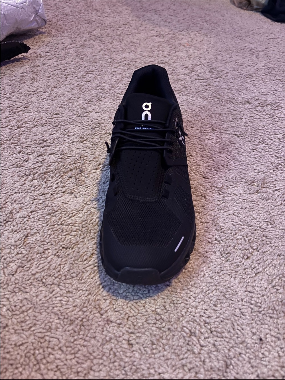 OnCloud Men's Black Lightweight Running Shoe